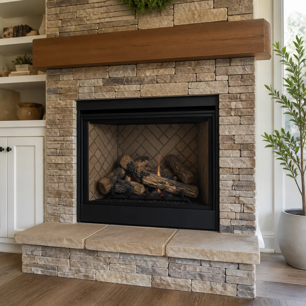 Gas fireplace service