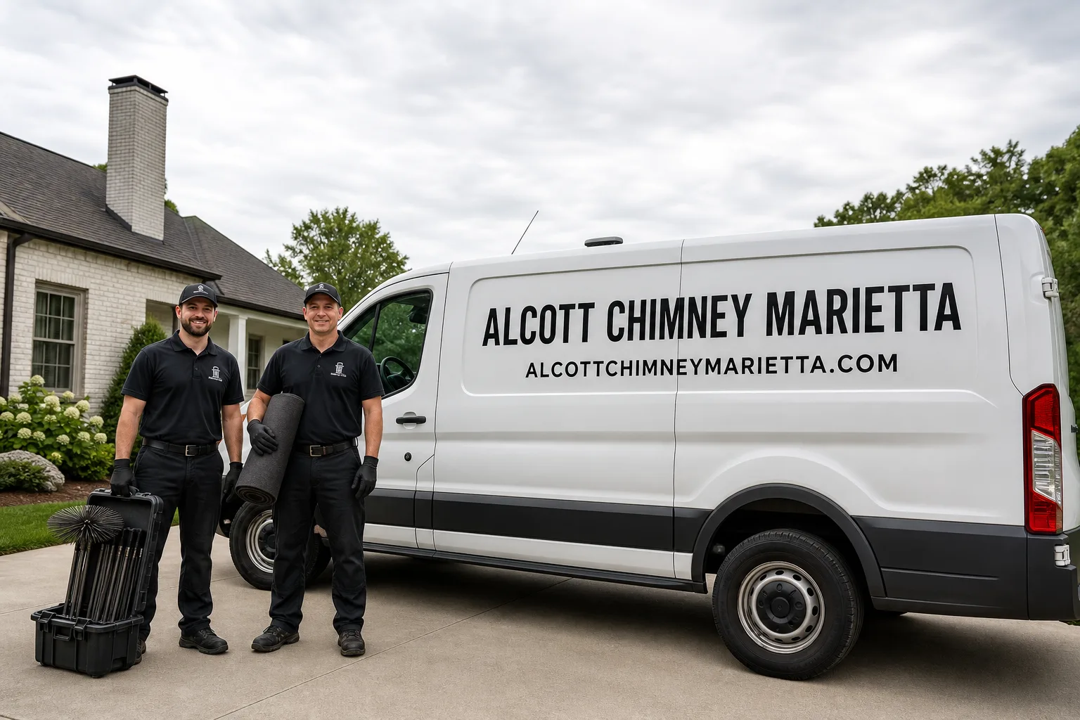 Alcott Chimney Marietta chimney cleaning team
